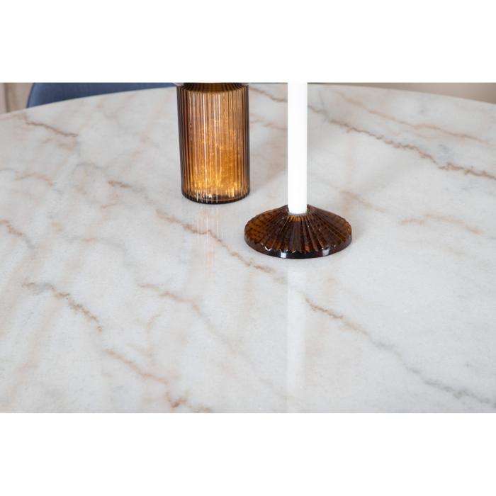 Round Dining Set Estelle, Velvet