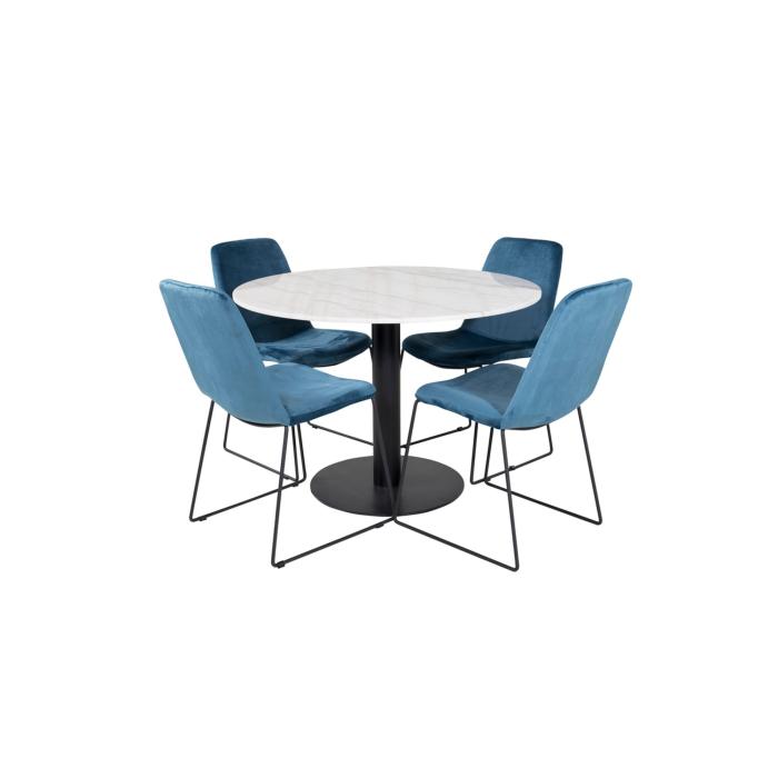 Round Dining Set Estelle, Muce