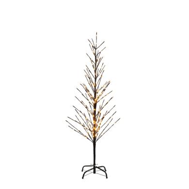 Ljusdekoration Ute Svart tr&auml;d 150 cm LED Steady/firefly