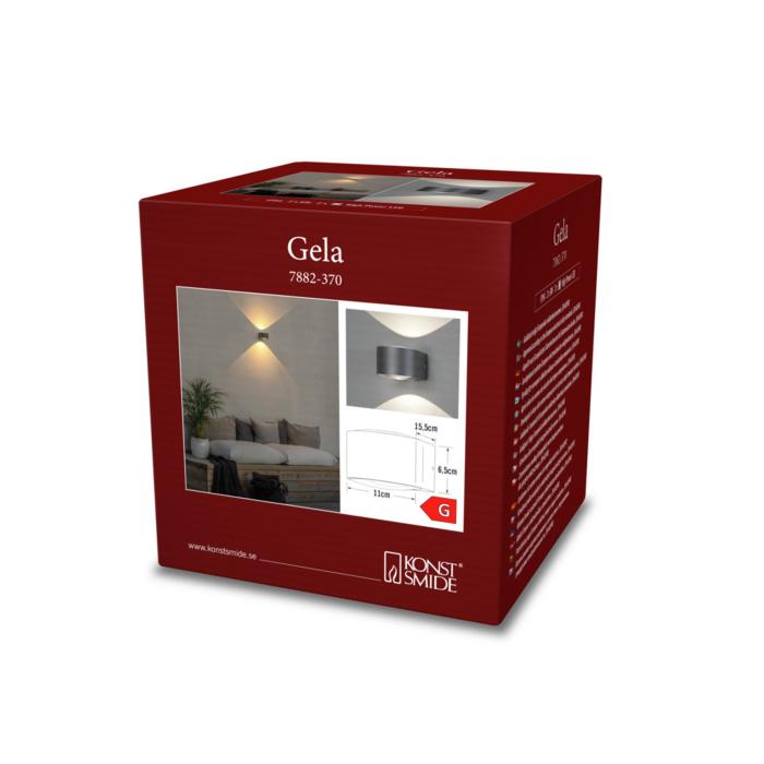 Vägglampa Ute Gela HP-LED Upp/ner