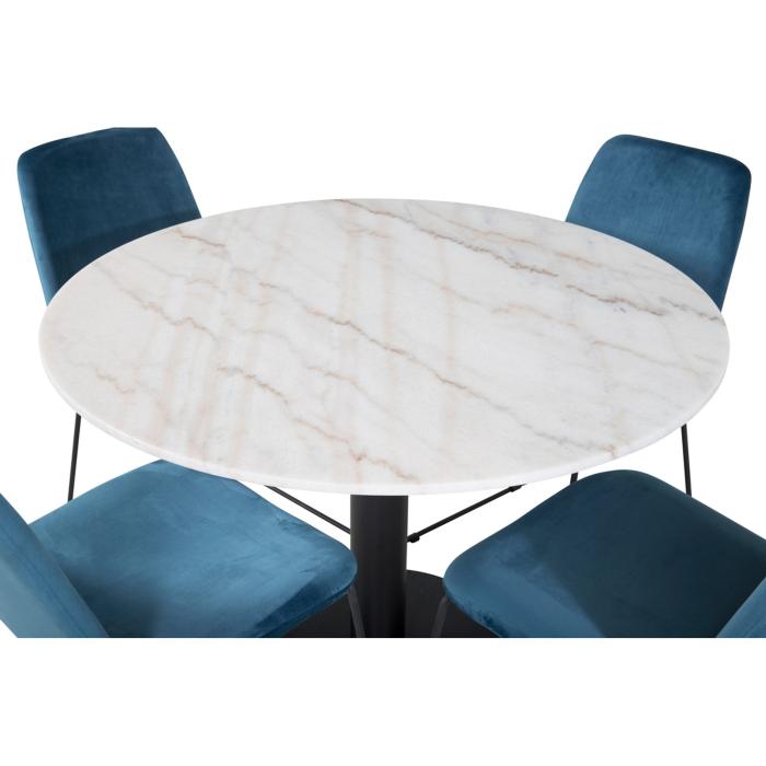 Round Dining Set Estelle, Muce