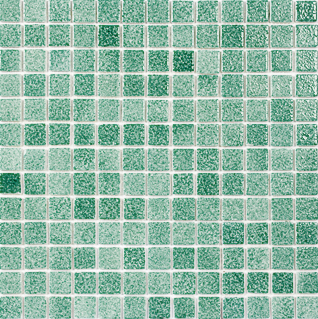 Mosaik 2,5x2,5 Niebla Grön 203