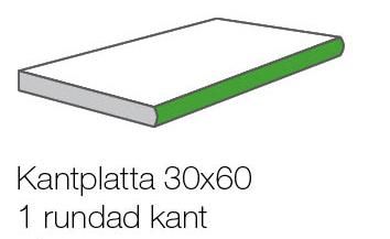 Xt20 Six Grey Kantplatta 30x60x2