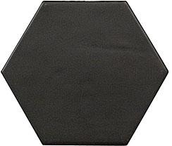 Hexatile Nero Mate 17,5x20